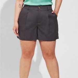 TORRID 5 Inch Studio Lyocell Linen High Rise Shorts